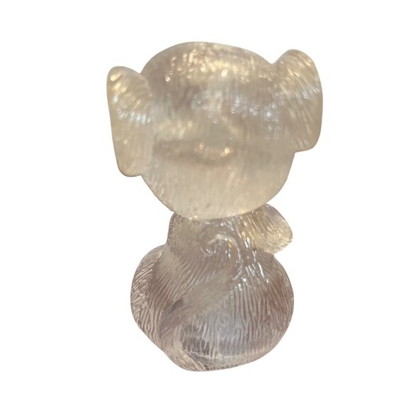 Vintage Clear Acrylic mouse Figurine Salt Shaker Made In Hong Kong - Picture 3 of 4